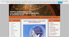 Desktop Screenshot of parafiakrzyza.pl